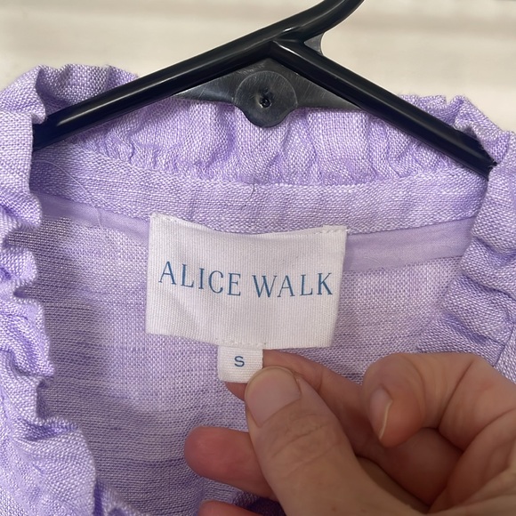 Alice Walk Linen Ruffle Dress - Picture 3 of 3